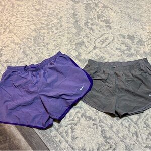 Nike Dri-FIT Purple and Gray Shorts bundle
